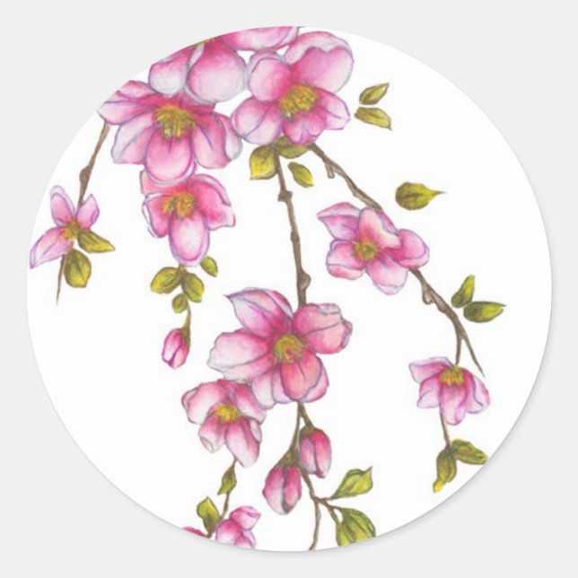 Cherry Blossom Sticker (Front)