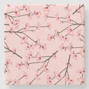 Cherry Blossom Stone Coaster