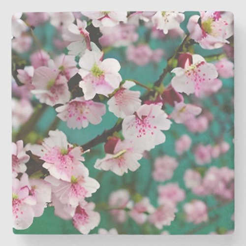 Cherry Blossom Stone Coaster