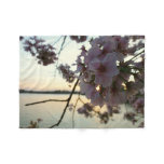 Cherry Blossom Sunset in Washington DC Fleece Blanket