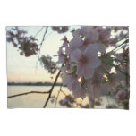 Cherry Blossom Sunset in Washington DC Pillowcase
