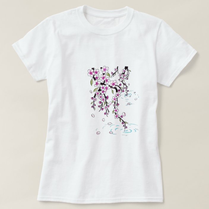 cherry blossom t shirt design