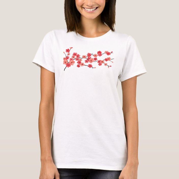 cherry blossom t shirt design