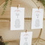 Cherry Blossom Table Number Seating Chart Cards