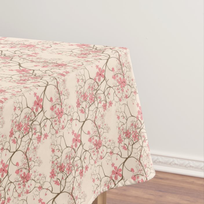 Cherry Blossom Tablecloth | Zazzle.com