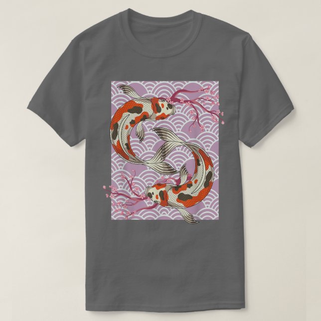 Cherry Blossom Taisho Sanke Japan Culture Sakura K T-Shirt (Design Front)