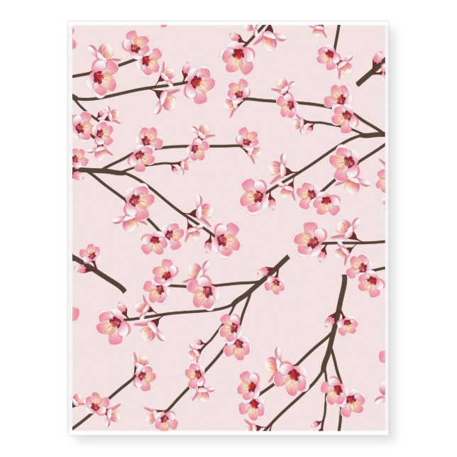 Cherry Blossom Temporary Tattoos (Front)