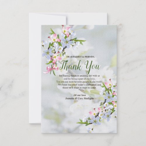 Cherry Blossom Thank You Cards