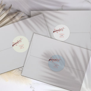 Cherry Blossom Themed Wedding Stickers