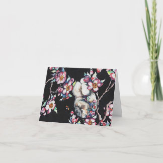 CHERRY BLOSSOM TIME chow Card