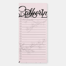 Cherry Blossom To Do List Pad/ Floral Checklist