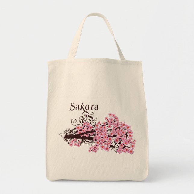 Cherry Blossom Tote Bag (Front)
