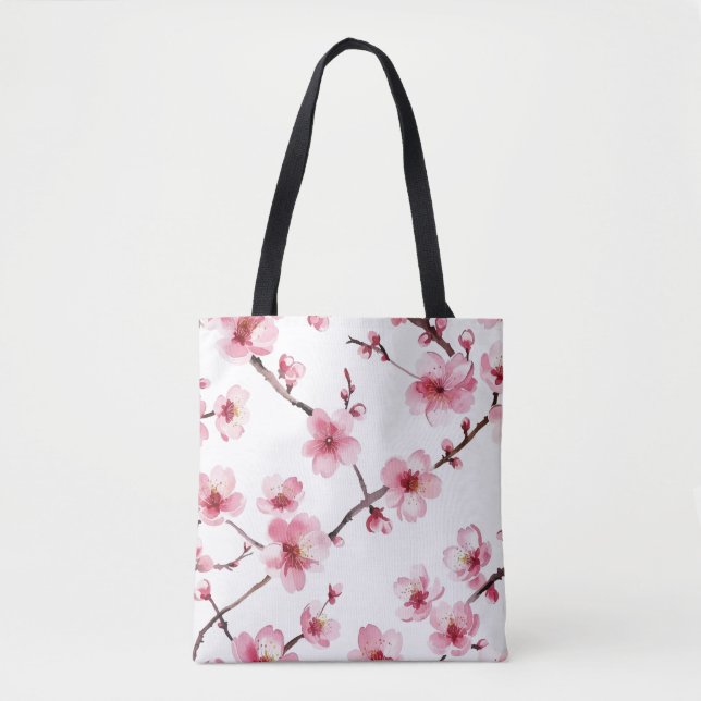 Cherry Blossom Tote Bag (Front)