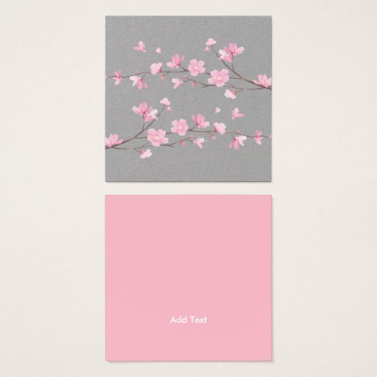 Cherry Blossom - Transparent Background (Front & Back)