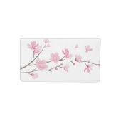 Cherry Blossom - Transparent Background Checkbook Cover (Front)