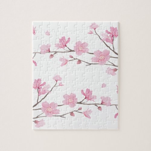 Cherry Blossom _ Transparent_Background Jigsaw Puzzle