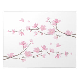 Cherry Blossom - Transparent Background Notepad