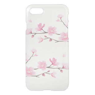 Cherry Blossom - Transparent Background iPhone SE/8/7 Case