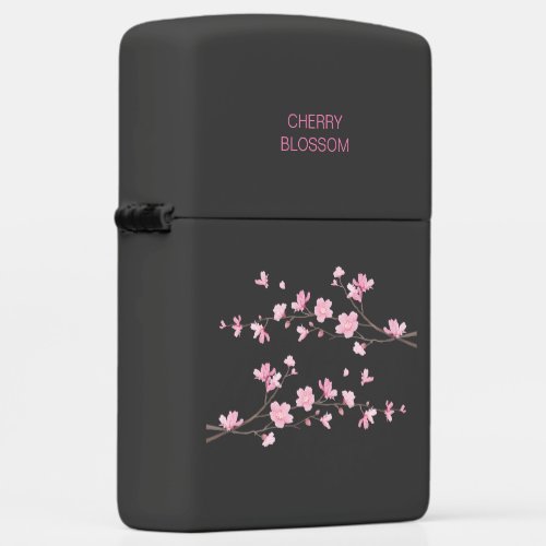 Cherry Blossom _ Transparent Background Zippo Lighter