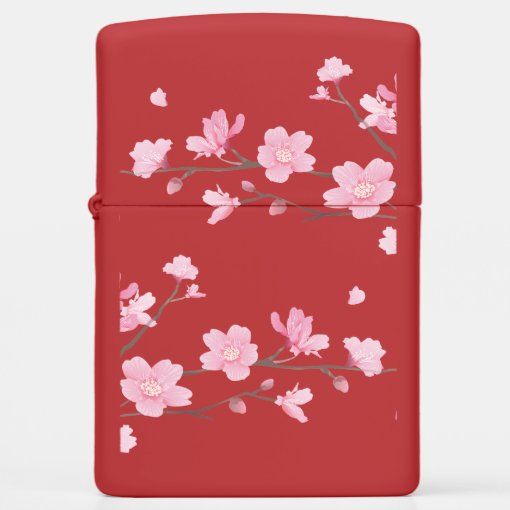 Cherry Blossom Transparent Background Zippo Lighter Zazzle