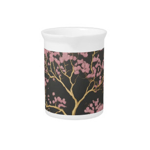 Cherry Blossom Tree Beverage Pitcher