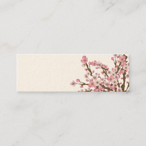 Customizable Cherry blossom tree Business Card