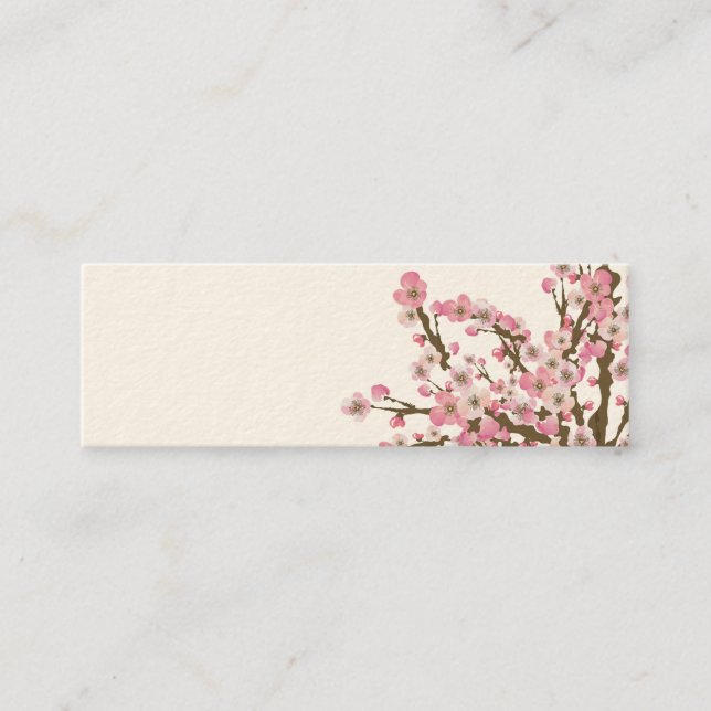Cherry blossom tree Business Card (Front)