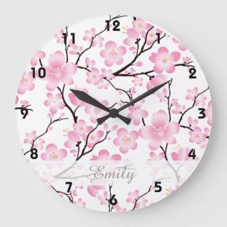 cherry blossom tree Japanese spring clock 2