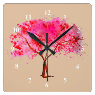 Watercolor Japanese Cherry Blossom Art Wall Decor Zazzle