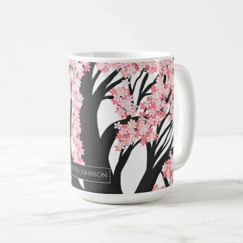 Cherry Blossom Tree Pink Flowers Coffee Mug