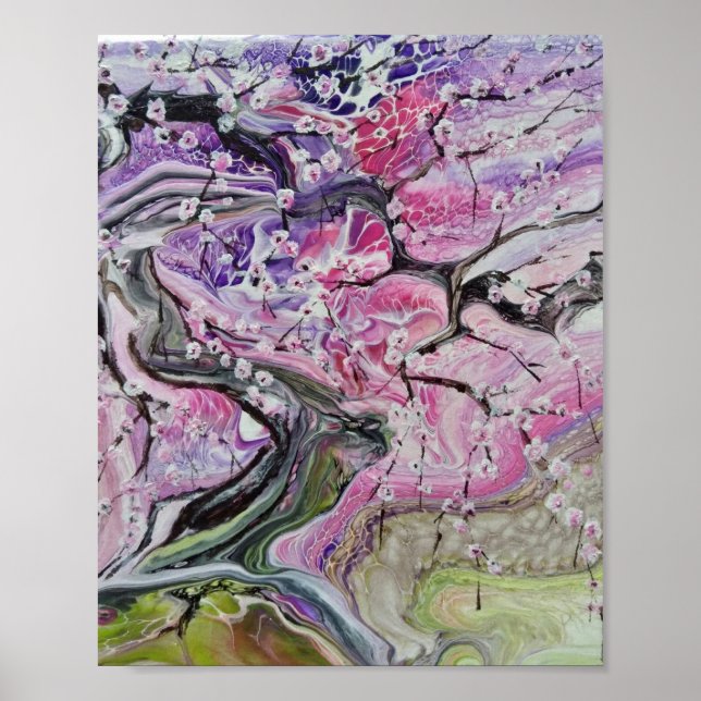 Cherry Blossom Tree Poster (Front)