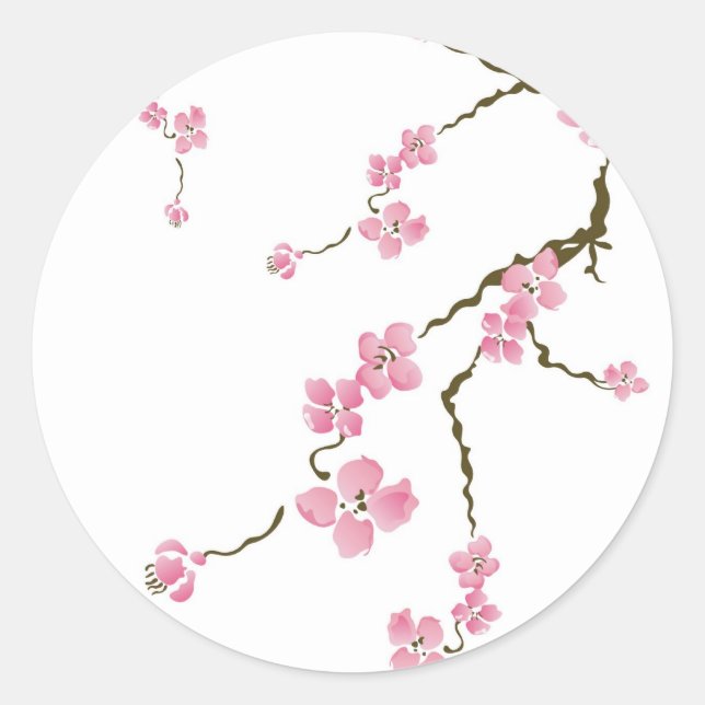 Cherry blossom tree stickers (Front)