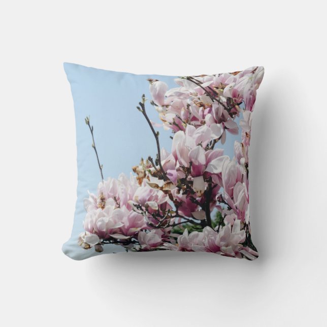 CHERRY BLOSSOM TREE THROW PILLOW (Front)