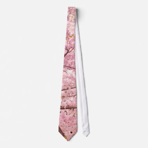 Cherry Blossom Trees Neck Tie