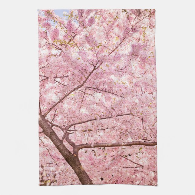 Cherry Blossom Trees Towel (Vertical)