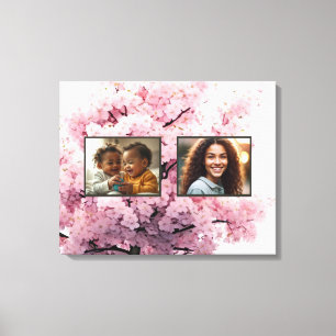 Cherry Blossom Two Photo Stretched Canvas Print
