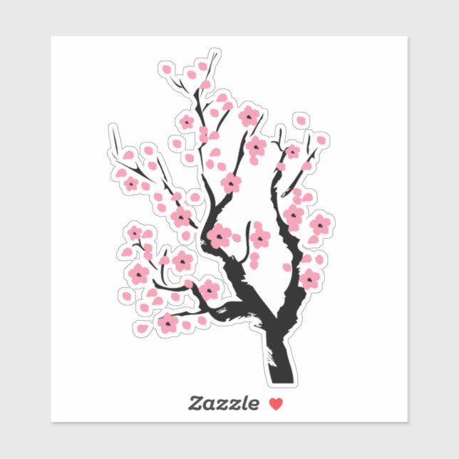 Cherry Blossom Vinyl Sticker (Sheet)