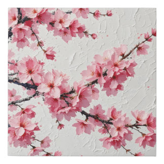 Cherry Blossom Wall Art Canvas Print | Dreamy Fine