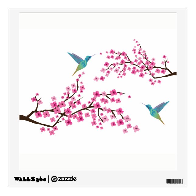 Cherry Blossom Wall Decal (Front)