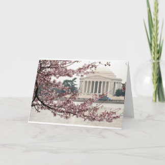 Cherry Blossom Washington DC Card