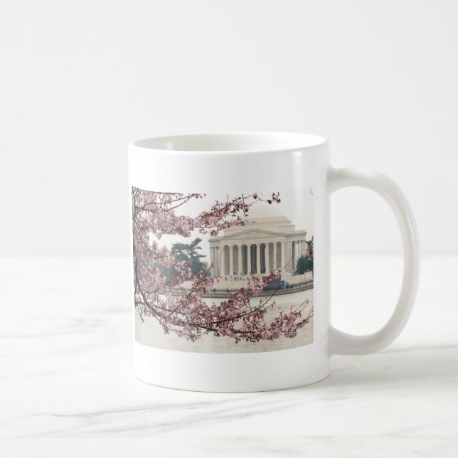 Cherry Blossom Washington DC Coffee Mug (Right)