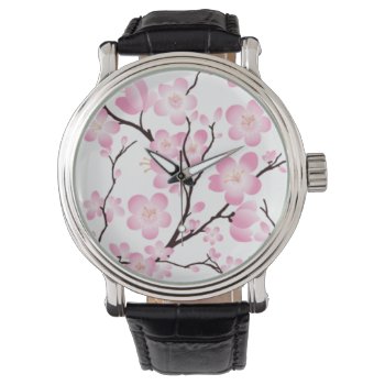 Cherry Blossom Watch by hoobster at Zazzle