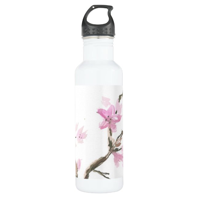 Cherry Blossom Water Bottle (Front)