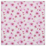 Cherry blossom watercolor fabric