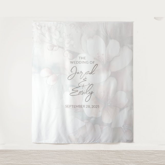 Cherry Blossom Wedding Backdrop (Front)
