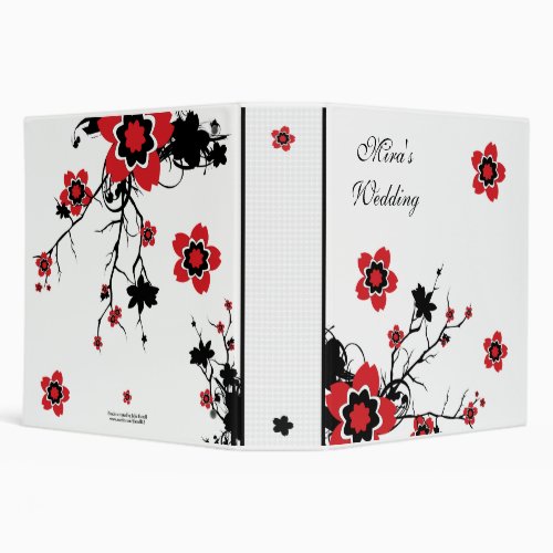 Cherry Blossom Wedding Binder