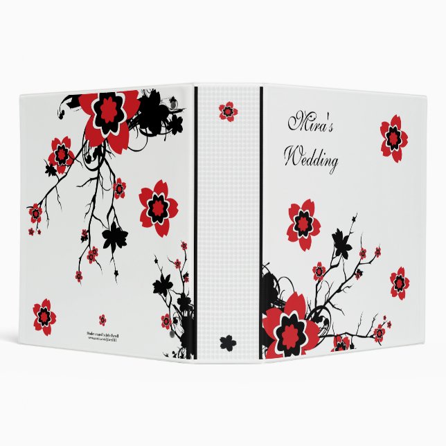 Cherry Blossom Wedding Binder (Background)