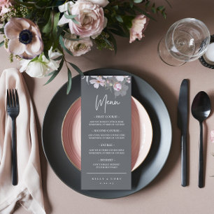 Cherry Blossom Wedding Dinner Menu