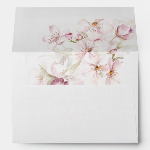Cherry Blossom Wedding Envelopes