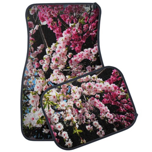 Cherry Blossom Wedding Getaway Car Floor Mat